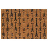 Vidaxl Doormat 40x60 cm huet Kokosnossfaser natierlech