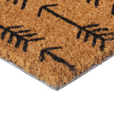 Vidaxl Doormat 45x75 cm Tufted Coconut Fibre Natural