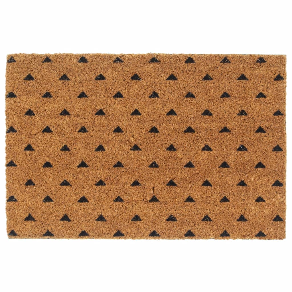 Vidaxl Doormat 40x60 cm huet Kokosnossfaser natierlech