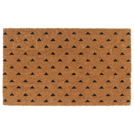 Vidaxl deurmat 45x75 cm getufte kokosvezel naturel