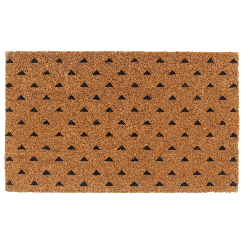 Vidaxl Doormat 45x75 cm Tufted Coconut Fibre Natural