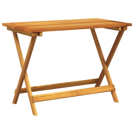 Vidaxl tuintafel inklapbaar 90x52,5x65 cm massief acaciahout