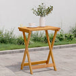 Vidaxl tuintafel inklapbaar 50x36x60 cm massief acaciahout