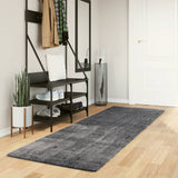 RUG VIDAXL HUARTE BAJA PIELLA Softable 80x250 cm antracita