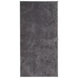 Bidaxl -mattan Huarte Låg -Pile Soft Washable 100x200 cm Anthracite