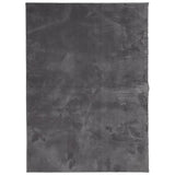 VIDAXL RUG HUARTE LOW -BILE SOFT WASHABLE 140x200 CM Anthracite