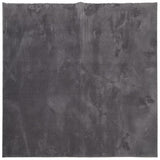 Vidaxl Rug Huarte Low -pole Soft omyvatelné 160x160 cm Anthracite