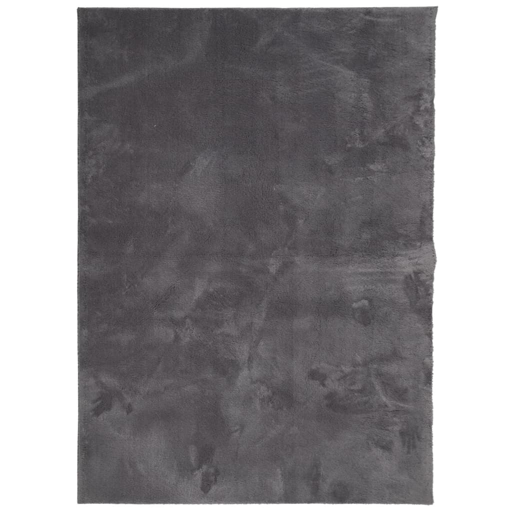 RUG VIDAXL HUARTE BAJA Softable Softable 200x280 cm antracita