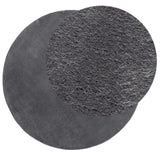 Vidaxl rug Huarte low -pole soft washable Ø 120 cm anthracite