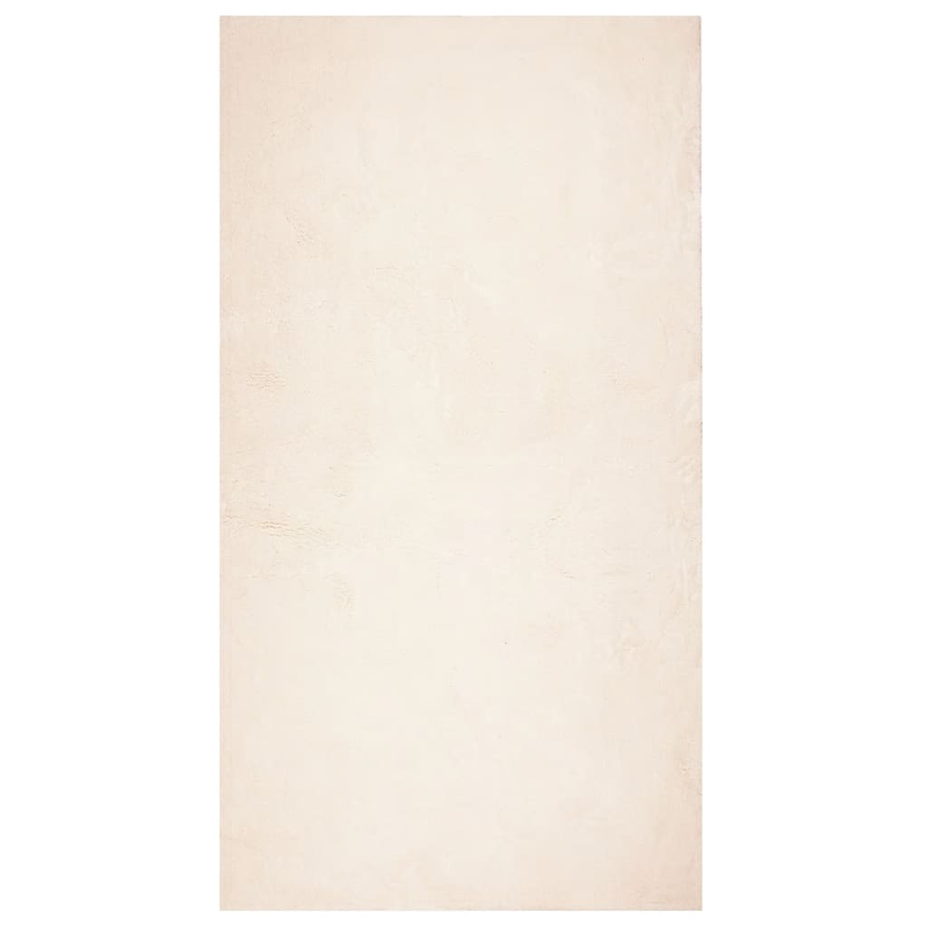 Vidaxl Teppich Huarte Low -Molzen Weichwaschbar 80x150 cm Beige