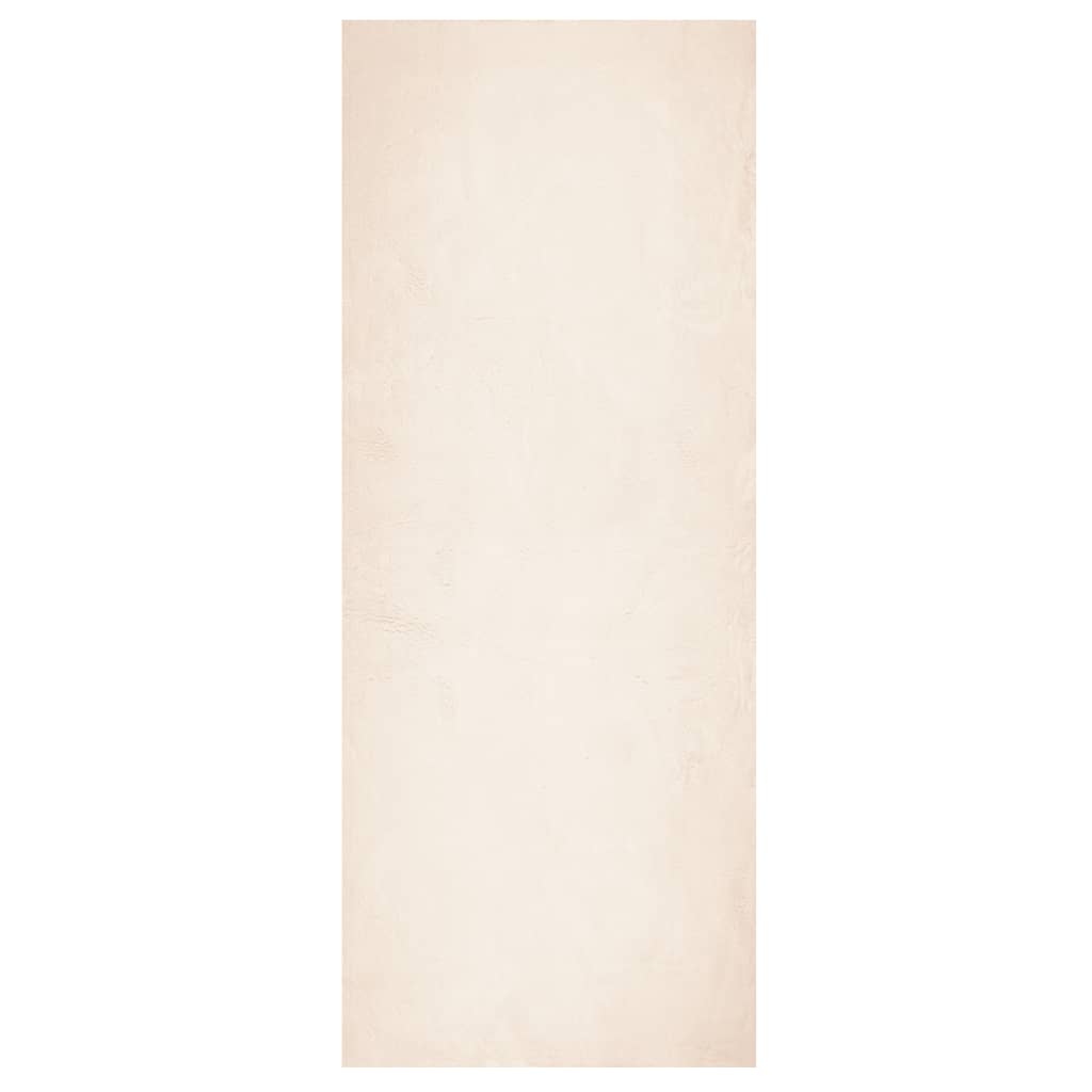 RUG VIDAXL HUARTE Beige suave de 80x200 cm de 80x200