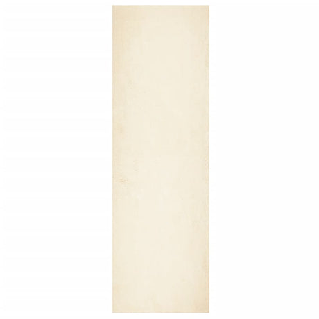 Vidaxl vloerkleed huarte laagpolig zacht wasbaar 80x250 cm crème