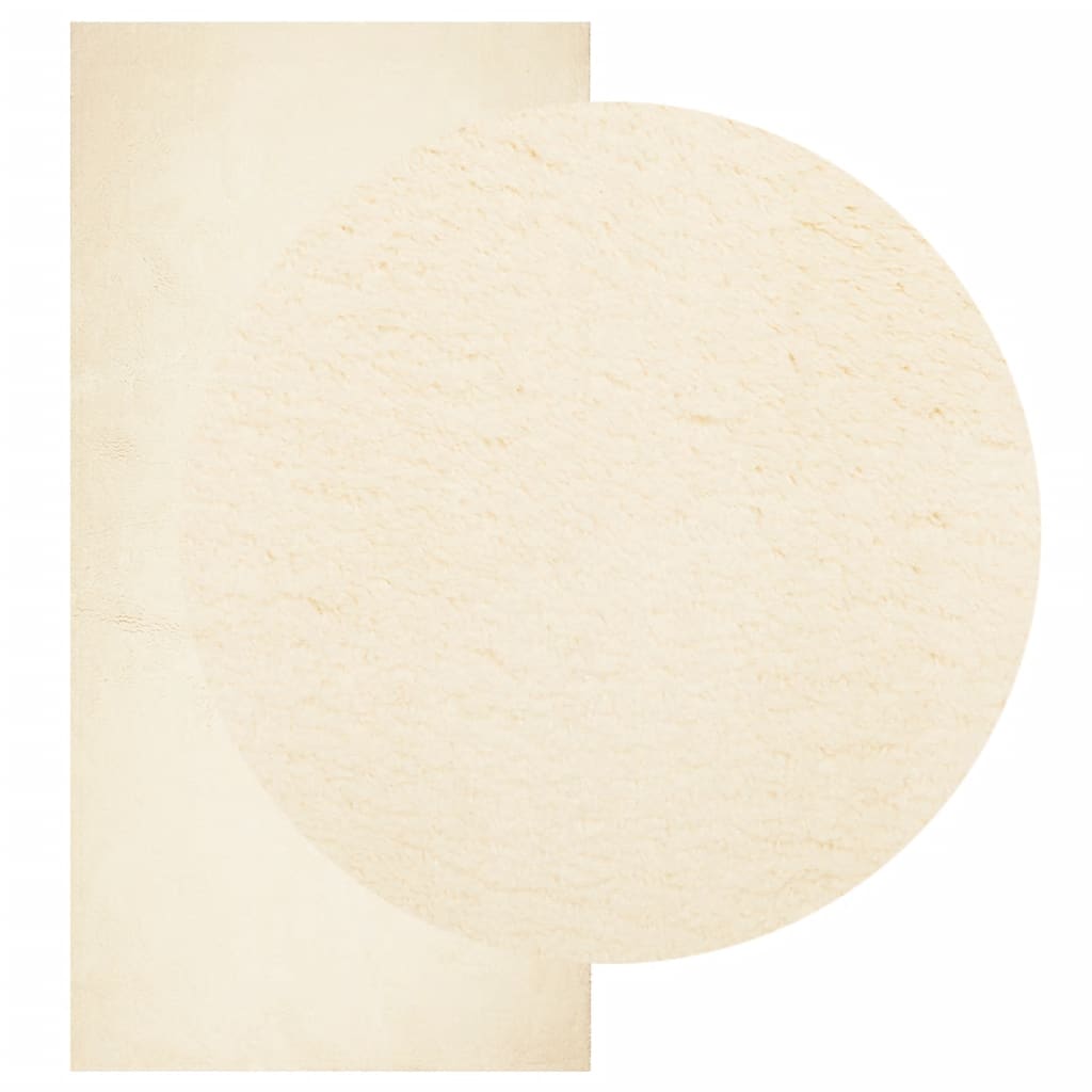 Vidaxl Rug Huarte Low -Pile Soft Washable 100x200 cm creme