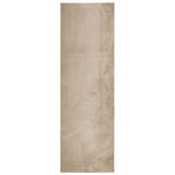 Vidaxl vloerkleed huarte laagpolig zacht wasbaar 80x250 cm zandkleurig
