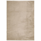 Tapis Vidaxl Huarte Low-Pole Soft Soft Wasable 140x200cm Sable -Colored