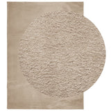 Vidaxl rug Huarte low -pole soft washable 240x340cm sand -colored