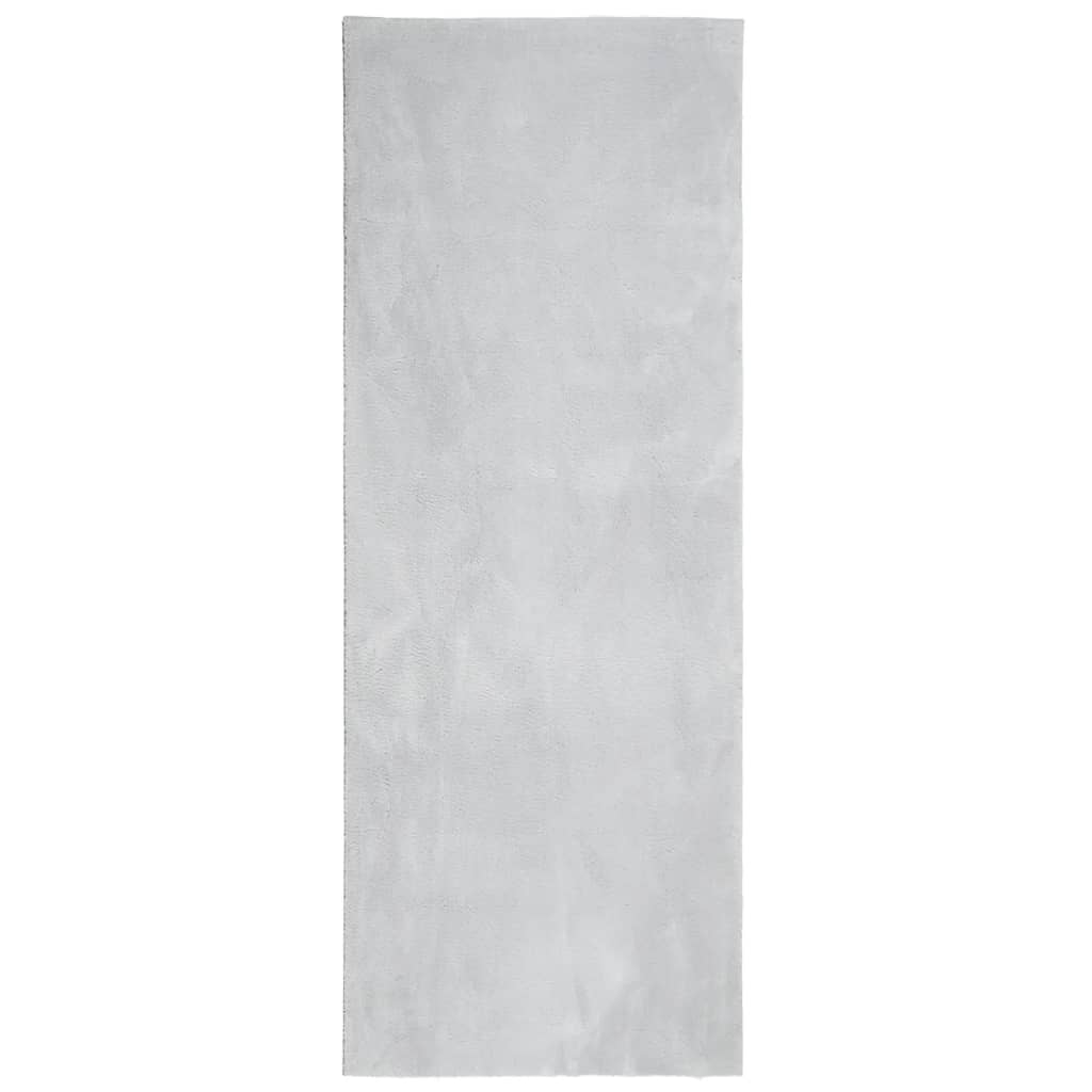 Vidaxl Rug Huarte Low -pole Soft omyvatelné 80x200 cm šedá