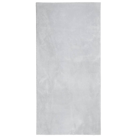 Vidaxl vloerkleed huarte laagpolig zacht wasbaar 100x200 cm grijs