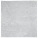 Tapis vidaxl Huarte Low -pole Soft Soft Lavable 120x120 cm Gray