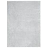 Vidaxl rug Huarte low -pole soft washable 120x170 cm gray