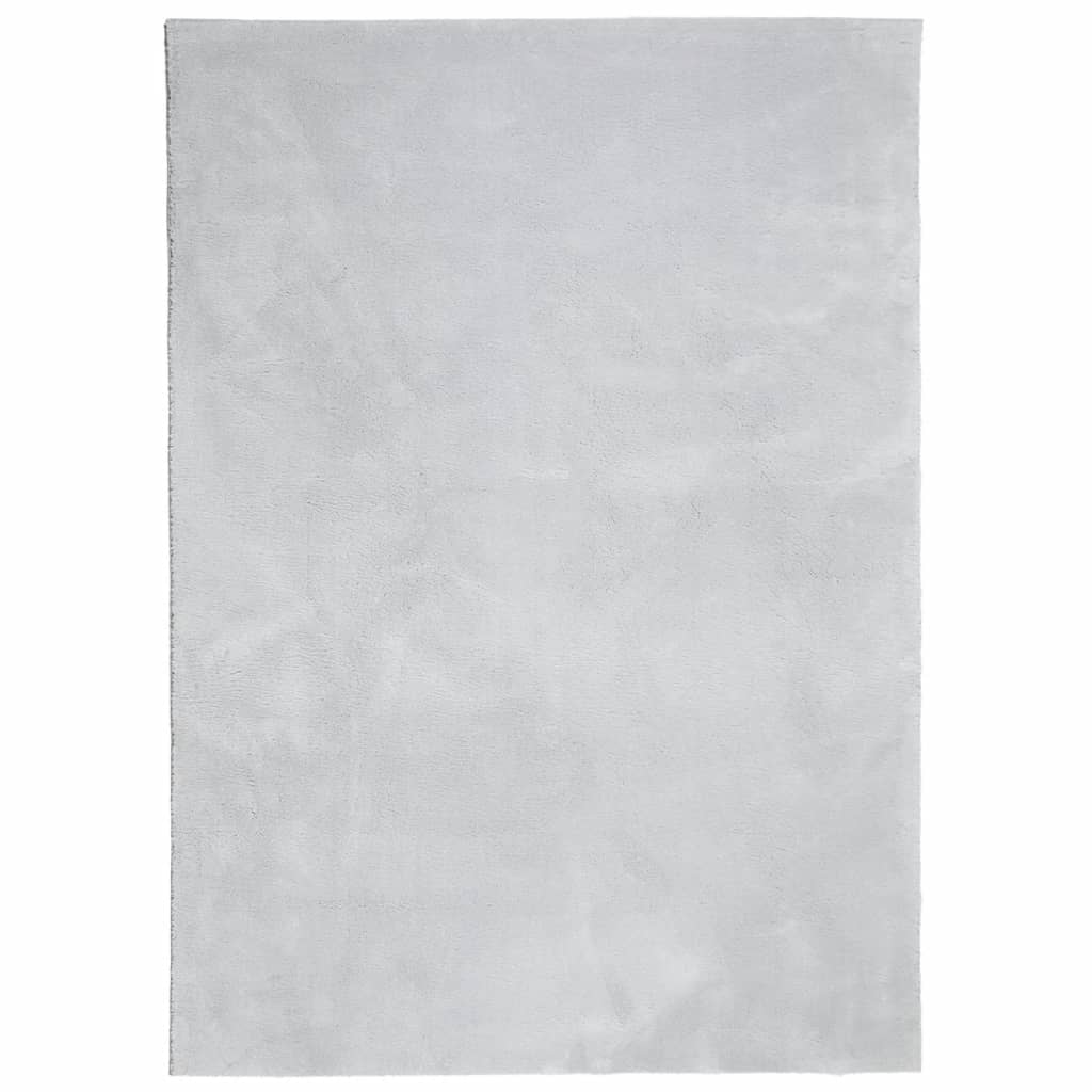 Vidaxl Rug Huarte Low -pole Soft omyvatelné 140x200 cm šedá