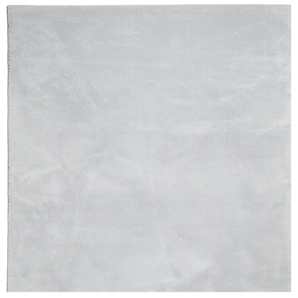 Vidaxl rug harte low -pole mëll warwarble 240x240 cm