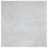 Vidaxl rug Huarte low -pole soft washable 240x240 cm gray