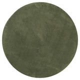 Vidaxl Rug Huarte basso -pole lavabile morbido Ø 200 cm Foresta verde