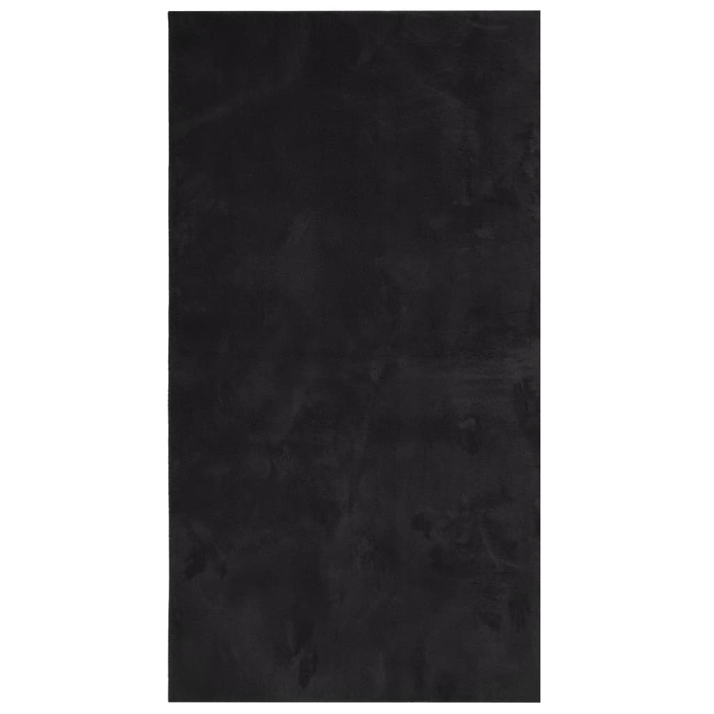 Vidaxl Rug Huarte Low -Pole blød vaskbar 60x110 cm sort