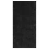 Vidaxl Teppich Huarte niedrig -molende weiche waschbare 100x200 cm schwarz