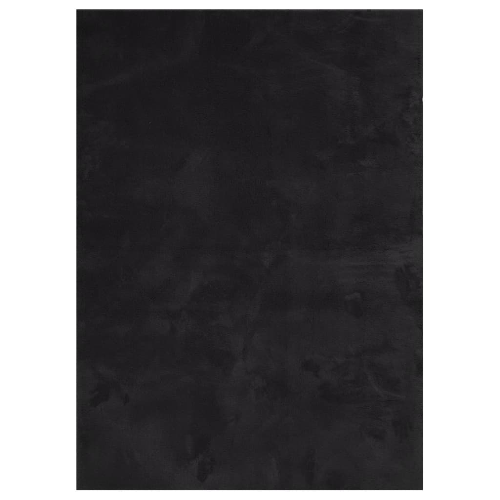 Vidaxl Rug Huarte Low -Deso Soldevole morbido 200x280 cm Nero