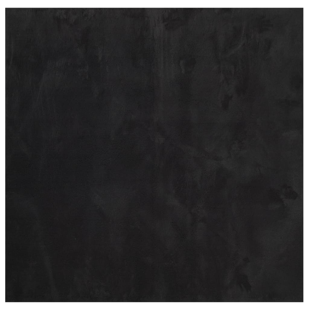 Vidaxl RUG HUARTE BAJA POLA Softable Softable 240x240 cm Negro