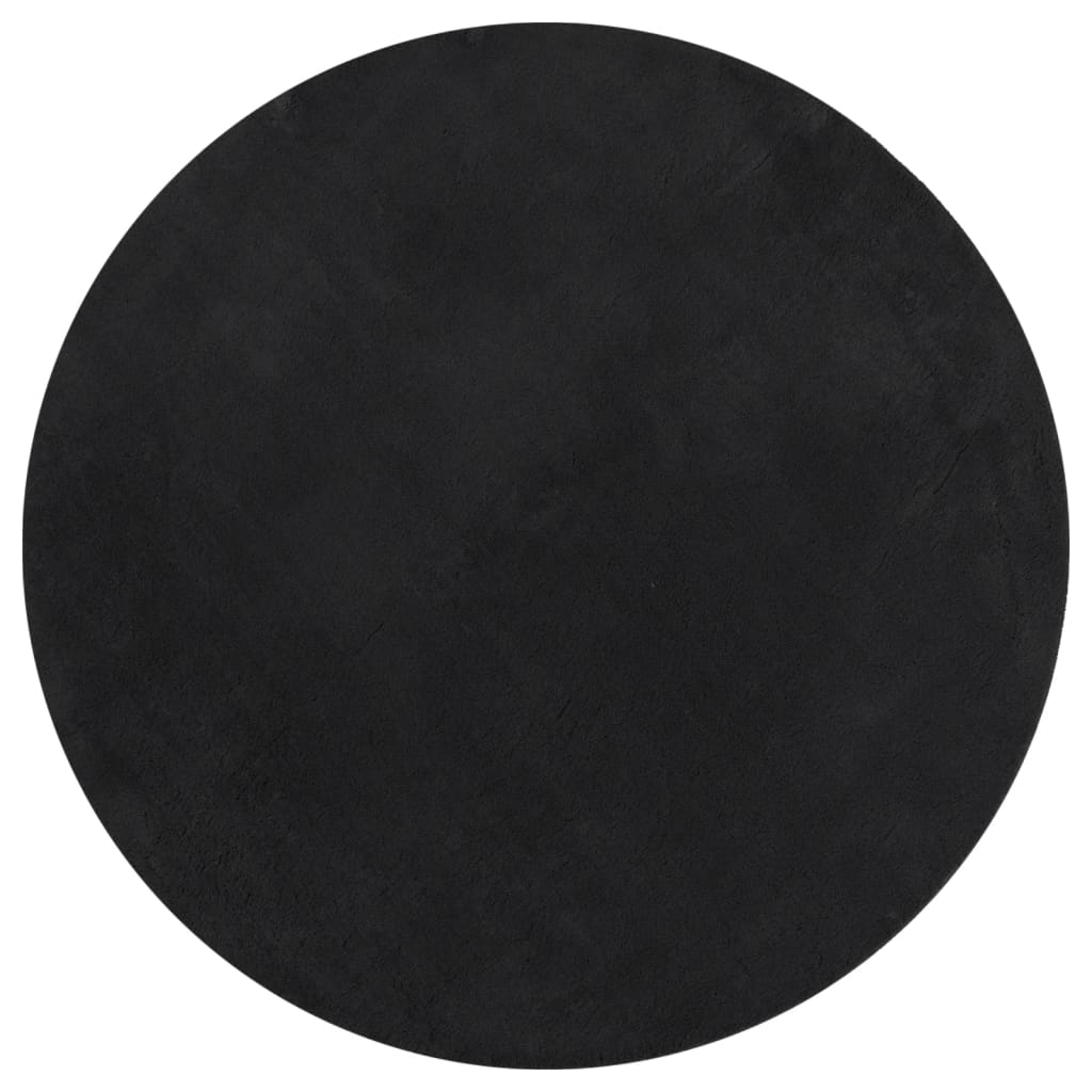 VIDAXL RAG HUARTE -POLOLE -POLOLE SOLABILE MORSO Ø 120 cm nero