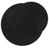 Vidaxl RUG HUARTE BAJA POLA Softable Ø 160 cm Negro