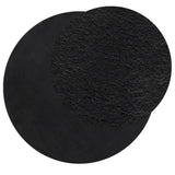 Vidaxl rug Huarte low -pole soft washable Ø 200 cm Black