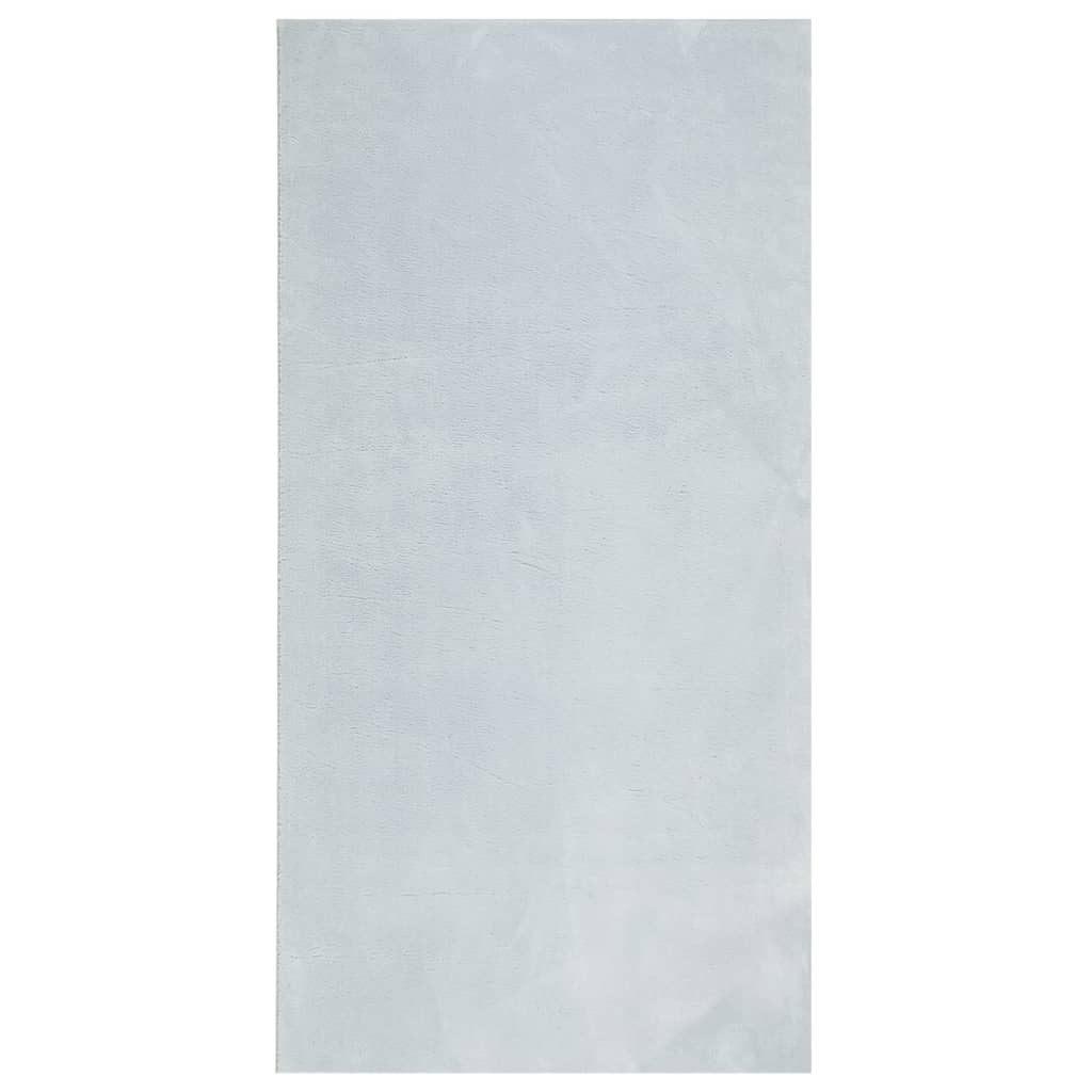 Vidaxl rug harte low -pole mëll ass 100x200 cm blo