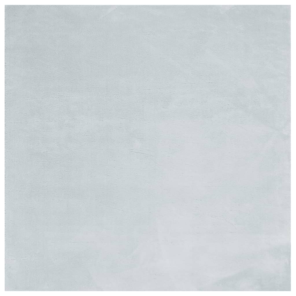 Vidaxl rug harte low -pole mëll washable 200x200 cm blo