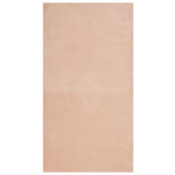 Vidaxl rug harte low -pile mëll mëll ass 80x150 cm rosa