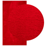 Tapis vidaxl Huarte Low -Pile Soft Soft Washable 60x110 cm rouge