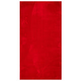 Tapis vidaxl Huarte Low-Pole Soft Soft Washable 80x150 cm rouge