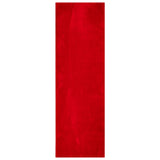 Vidaxl rug Huarte low -pole soft washable 80x250 cm red