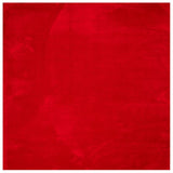 VIDAXL RAG HUARTE -POLOLE -POLOLE SOLABILE MORSE 120X120 CM ROSSO