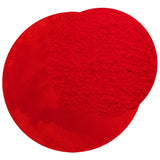 Tapis vidaxl Huarte Low-Pole Soft Lavable Ø 200 cm rouge