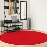 Vidaxl rug Huarte low -pole soft washable Ø 200 cm red