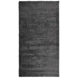 Vidaxl vloerkleed pamplona shaggy hoogpolig modern 80x150 cm antraciet