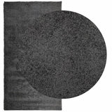 Vidaxl tapis Pampelune Shaggy hautement moderne 80x150 cm anthracite