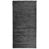 Alfombra Vidaxl Pamplona Shaggy altamente pole 100x200 cm antracita