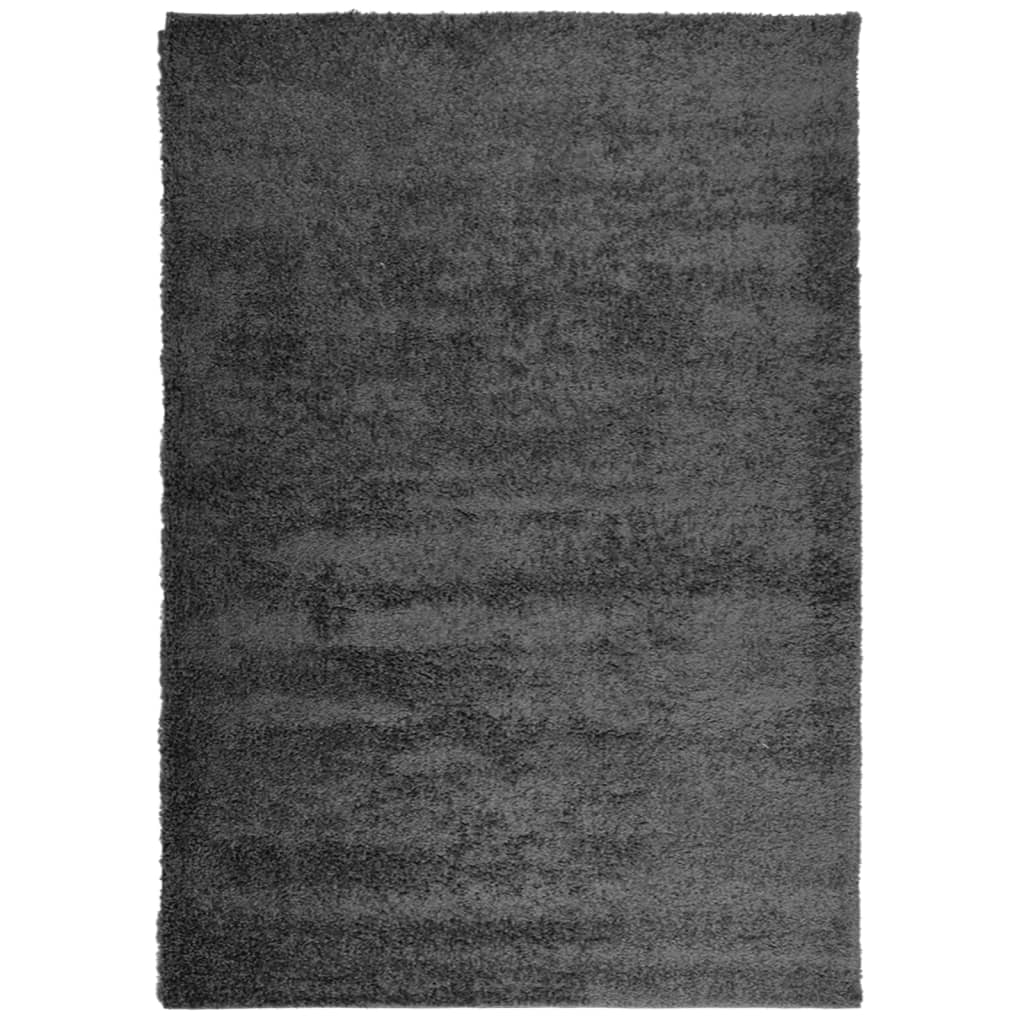 Vidaxl rug Pamplona Shaggy Highly pile 120x170 cm Anthracite