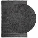 Vidaxl Rug Pamplona Shaggy Sterkt pol 140x200 cm Anthracite