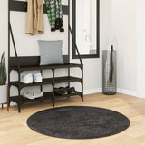 VidaXL rug Pamplona Shaggy Highly Modern Ø 100 cm Anthracite